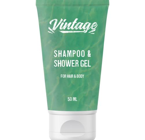 2-in-1 Shampoo & Shower Gel (50ml) Custom Logo