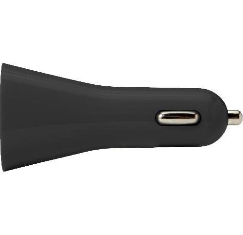 ABS Car Charger With 2 USB Ports.