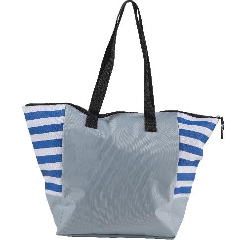 Printed Beach Tote Bags Zippered Polyester (600D) 