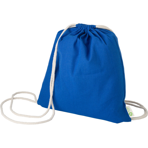 Eco Friendly Printed Recycled cotton drawstring bags