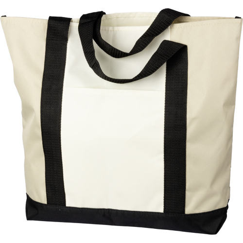 Recycled Eco Friendly RPET Tote Shopper bags Long Contrasting Handles Beach Totes