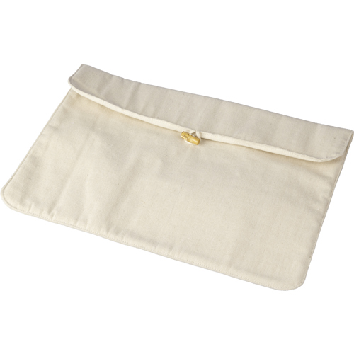 Promotional Cotton laptop pouch for 15 inch Laptop