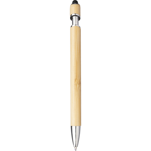Bamboo ballpen with stylus