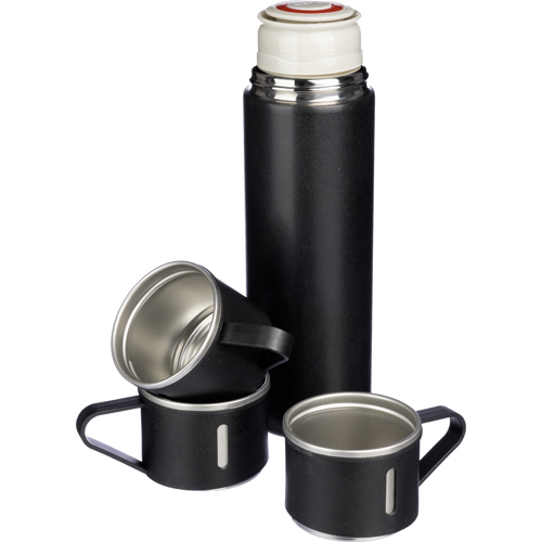 Customised Urban Stainless steel bottle and 2x 150ml Metal Cups 420ml Bottle