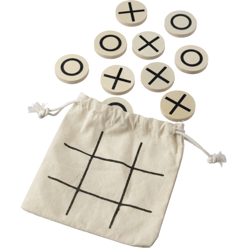 Wooden tic-tac-toe game
