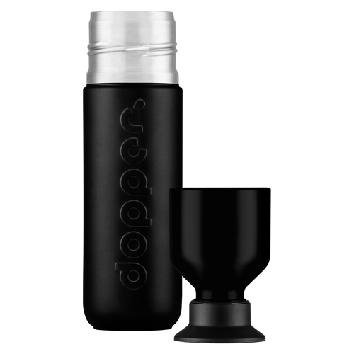 Eco-Friendly Customised Dopper Blazing Black Insulated (350ml)