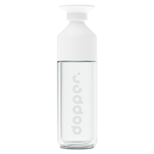 Eco-Friendly Dopper Glass Insulated Water Bottle (450ml) Custom Logo