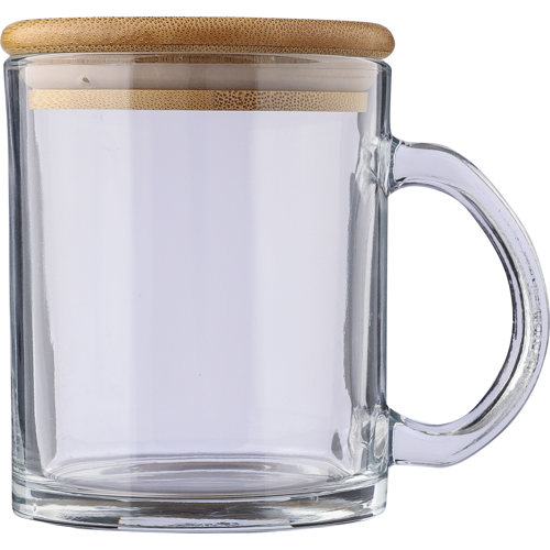 Recycled glass mug (300ml) custom logo