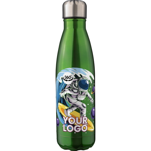Recycled stainless steel double walled bottle (500ml)