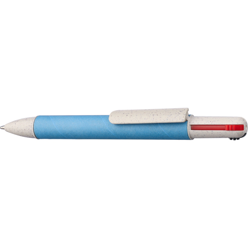 Recycled carton four-colour ballpen