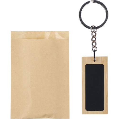Bamboo keychain