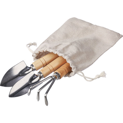 Wooden Garden Tool Set (3pc)