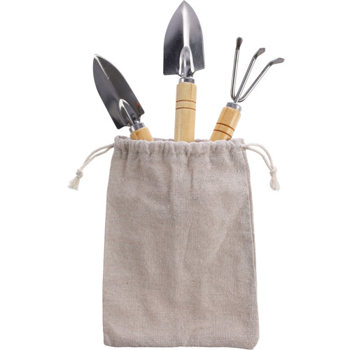 Wooden Garden Tool Set (3pc)