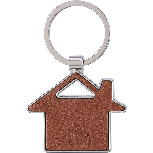 Recycled leather house key holder