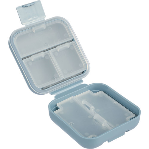 Custom Printed Supplement Pill Box 5 Compartments