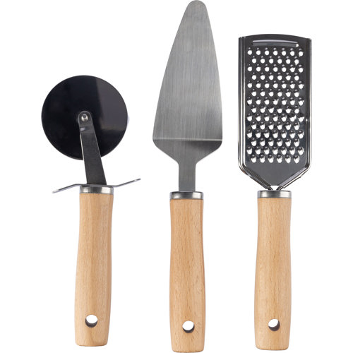 Branded Wooden Chefs Kitchen tool set  (3pc)