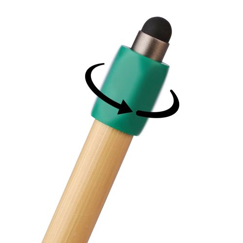Branded Promotional Bamboo spinner ballpen