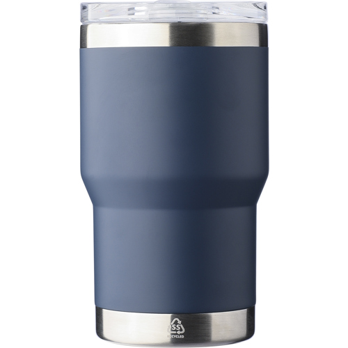 Recycled stainless steel double walled travel mug (350ml) Custom Logo