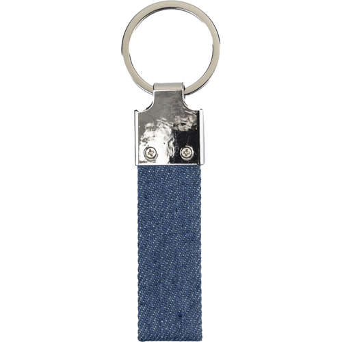 Denim keyring Custom Printed