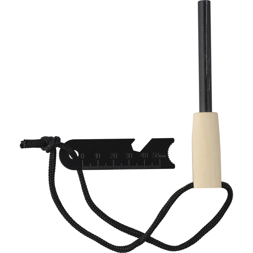 Stainless Steel Fire starter Pine Handle Custom Logo