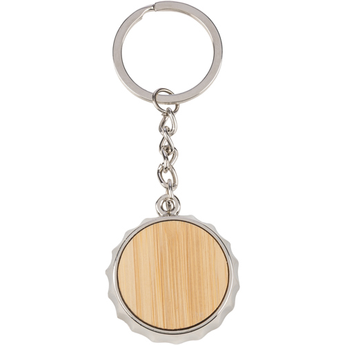 Zinc alloy keychain and opener - Engraved Logo