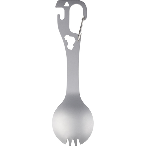 Stainless steel spork - Engraved Logo
