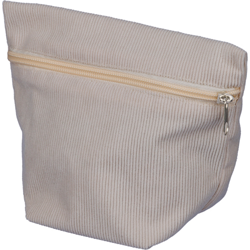 Corduroy cosmetic pouch - Printed Logo