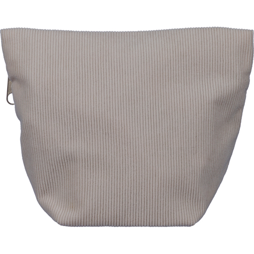 Corduroy cosmetic pouch - Printed Logo
