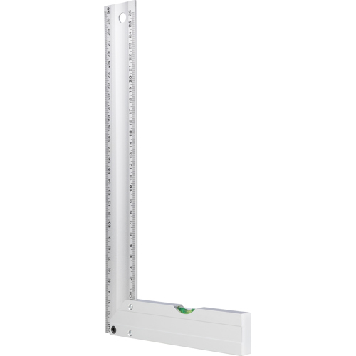 Aluminium set square (30cm) - Engraved Logo