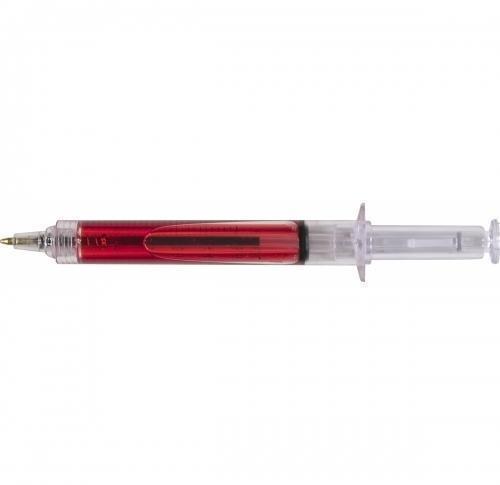 Custom Printed Plastic Syringe Shaped Ballpens 