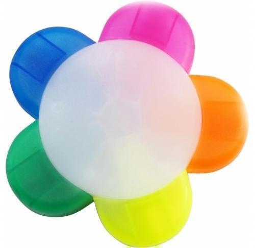 Text marker- five colours