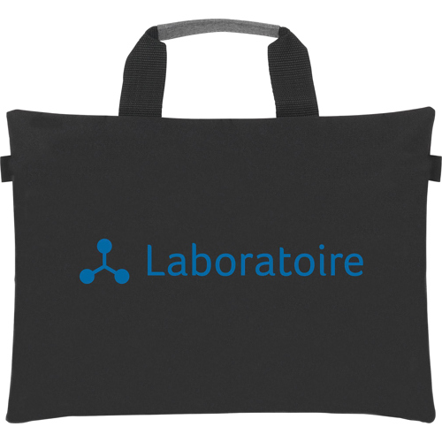 Document Case School Book Bag Heather Grey Custom Logo