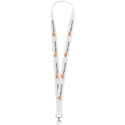 Promotional Polyester Lanyard. 20mm Metal Carabiner