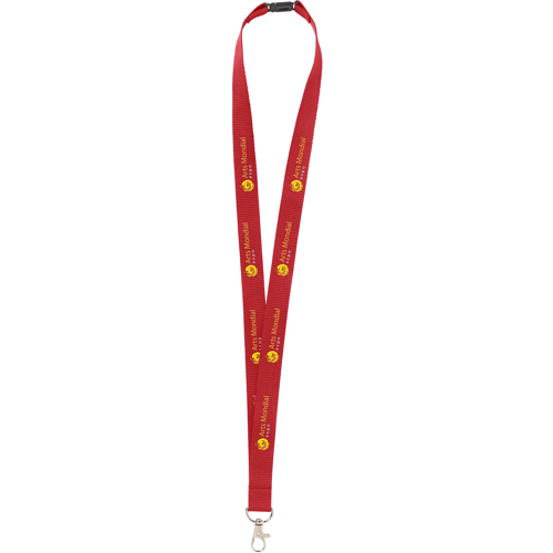 Custom Printed Polyester Budget Safety Lanyard, 20mm