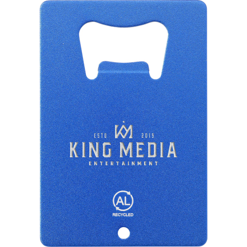 Branded Recycled Aluminium Bottle Opener