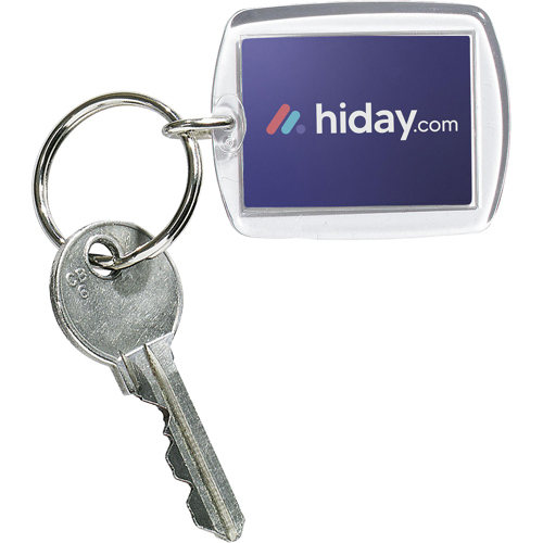 Acrylic Photo Inlay Club Keyring