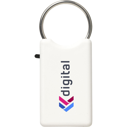 Promotional Recycled Plastic Keyring GRS Certified Click System