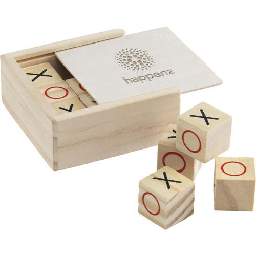 Tic-Tac-Toe Bamboo Game FSC Certified Bamboo