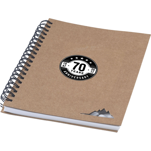 Wiro Bound Recycled Stone Paper Notebook (approx A5)