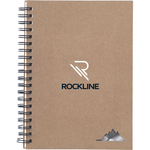 Wiro Bound Recycled Stone Paper Notebook (approx A5)