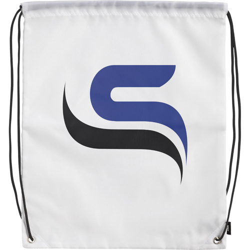 Branded RPET School Gym Drawstring Backpack GRS Certified