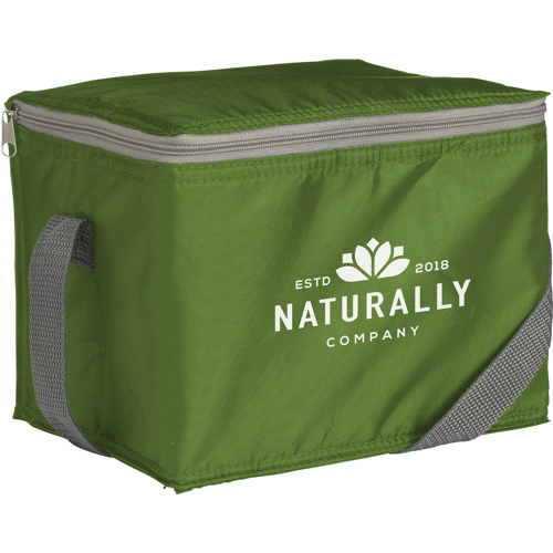 Branded RPET Cooler Bag GRS Certified Holds 6 Drinks Cans