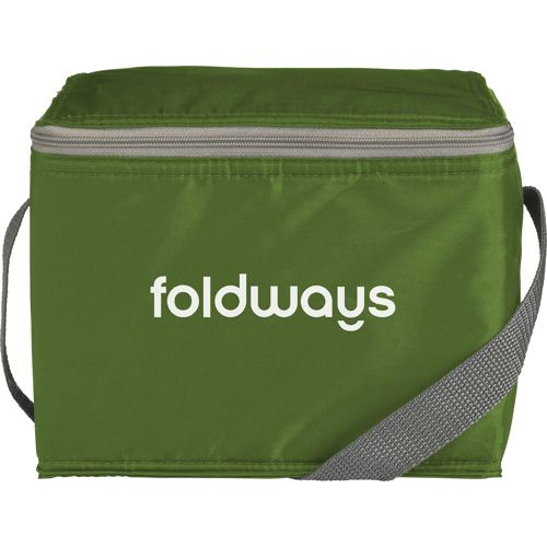 Branded RPET Cooler Bag GRS Certified Holds 6 Drinks Cans