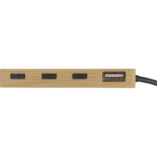 Bamboo USB Hub FSC 100% Bamboo Casing