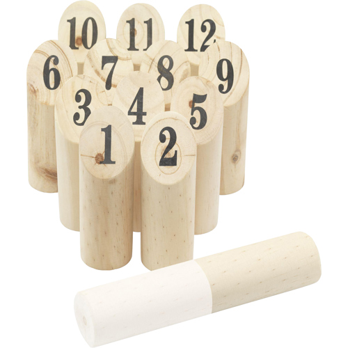 Finnish SkittlesThrowing Game FSC Certified Pine Wood 
