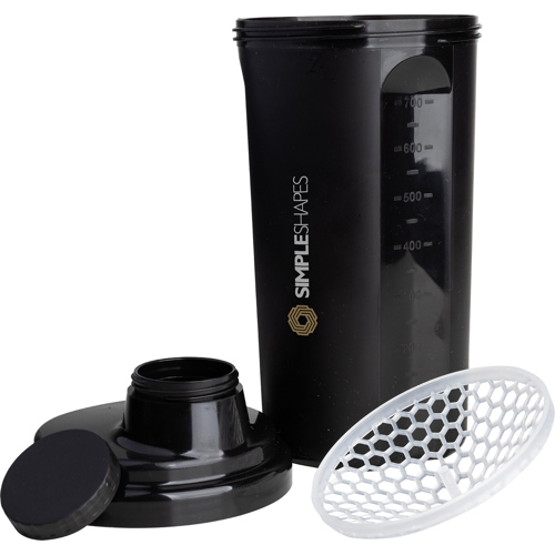 Branded Plastic Protein Shaker (700ml) Made In Europe