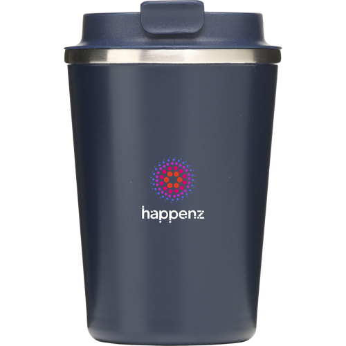 Recycled Stainless Steel Branded Double Walled Coffee Mug (300 Ml)