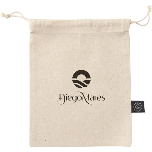 Printed Recycled Cotton Gift Pouch (150gsm/4.4oz)