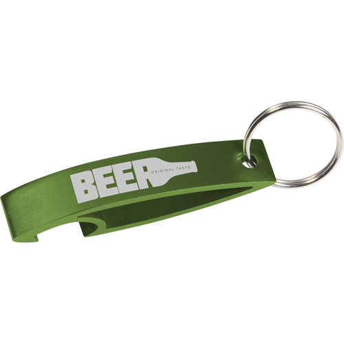 Branded Aluminium Lightweight Bottle Opener Keyring