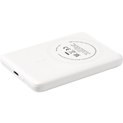 Recycled Magnetic Power Bank (5,000mAh) GRS Certified